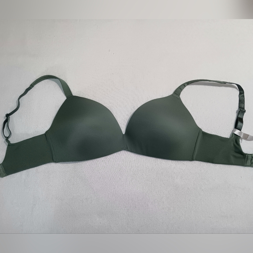 Ambrielle Push Up Bra, Green, 36DD (EUC)